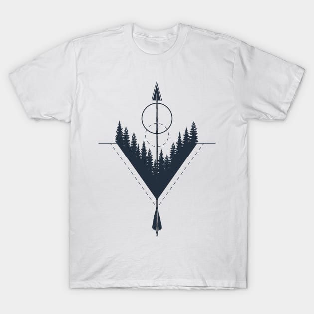 Arrow. Geometric Style T-Shirt by SlothAstronaut